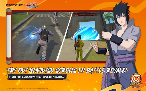 Free Fire x NARUTO SHIPPUDEN MOD APK 1.109.1 for Android 4