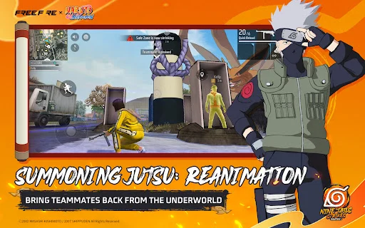 Free Fire x NARUTO SHIPPUDEN MOD APK 1.109.1 for Android 5