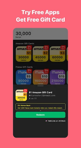 AppNana: Gift Cards Rewards 2