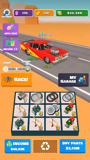 Idle Racer (MOD, Unlimited Money) APK for Android 2