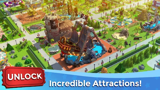 RollerCoaster Tycoon Touch MOD APK 3.42.0 (Unlimited Money) 3