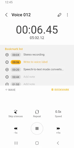 Samsung Voice Recorder MOD APK 21.5.70.79 5