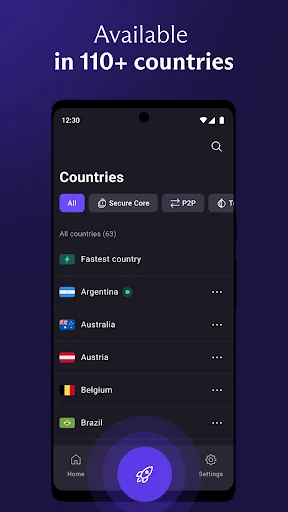 ProtonVPN MOD APK 4.7.91.0 (Premium Unlocked) 3